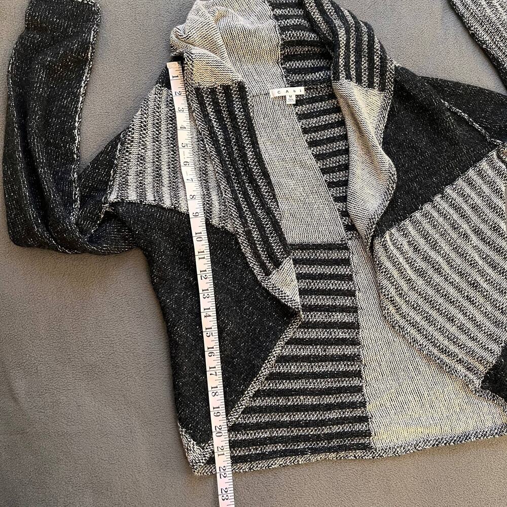 Cabi Patchwork Circle Cocoon Sweater Size Medium … - image 4